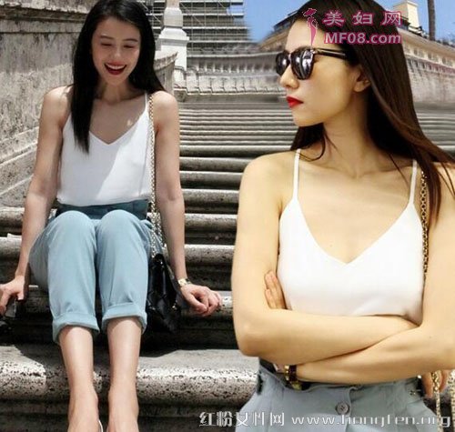 夏季雪纺吊带背心凉爽搭配 穿出清凉甜美气质