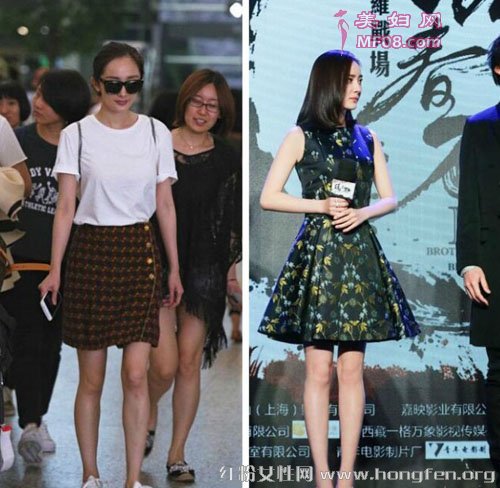 杨幂夏季穿衣搭配图片 女星荣升辣妈后也提升了衣品