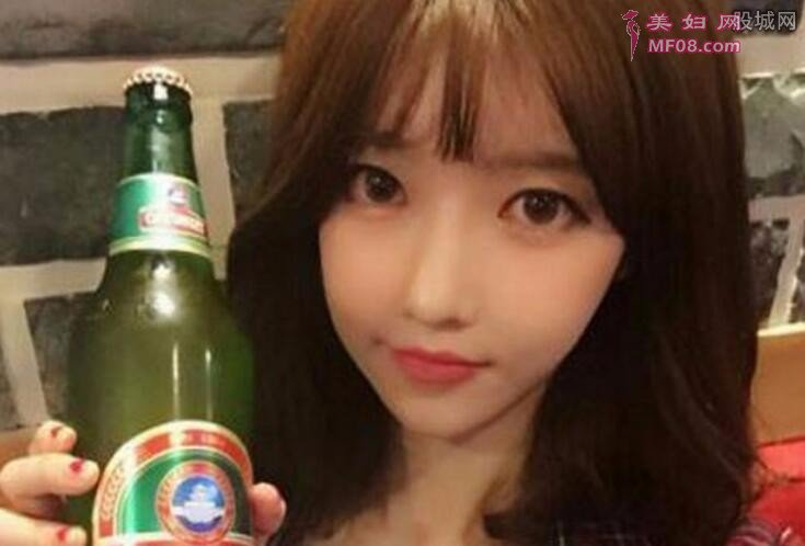 韩国女主播晒素颜