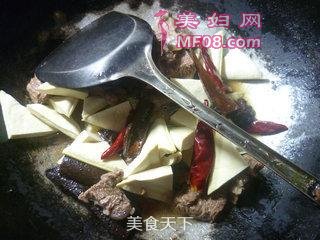 豆腐干烧牛肉