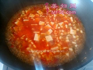 海鲜菇肉末豆腐
