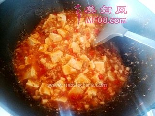 海鲜菇肉末豆腐