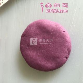香甜紫薯饼的做法步骤：8
