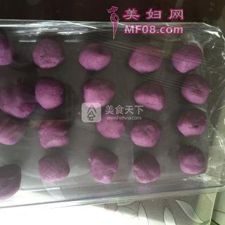 香甜紫薯饼的做法步骤：4