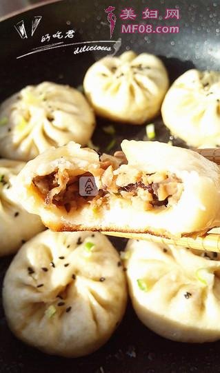 香菇虾仁生煎包的做法步骤：23