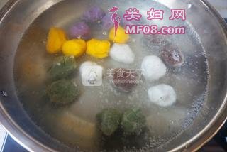团团圆圆～五彩黑芝麻汤圆的做法步骤：10