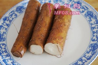 山药紫薯桂花糕的做法步骤：1