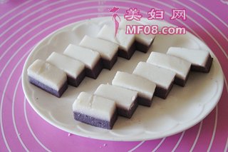山药紫薯桂花糕的做法步骤：16