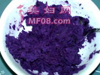 紫地瓜饼的做法步骤：7