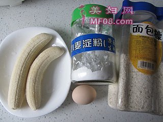 炸香蕉的做法步骤：1