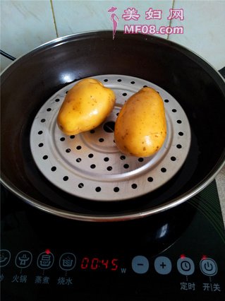 烤山药蛋子的做法步骤：2