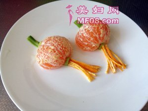 橘子小灯笼的做法步骤：4