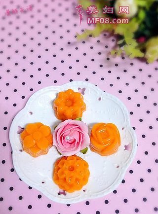 南瓜桂花糕的做法步骤：12
