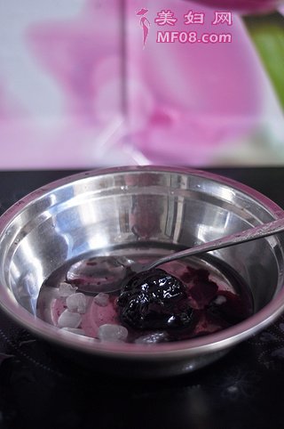 蓝莓山药泥的做法步骤：4