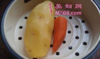 牛油果拌薯茸的做法步骤：1
