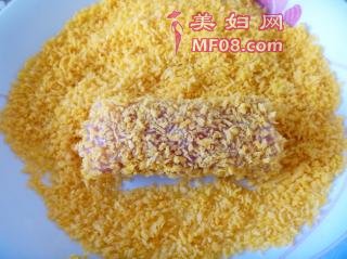夹心大排卷的做法步骤：14