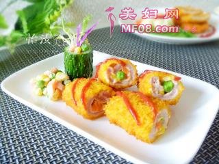 夹心大排卷的做法步骤：19