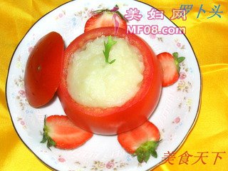 土豆泥配番茄盅的做法步骤：6