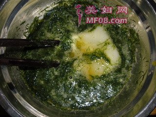 海苔煎年糕片的做法步骤：5