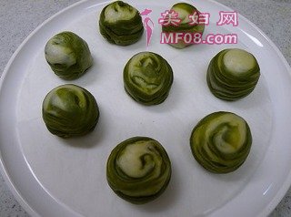 抹茶红豆酥的做法步骤：23