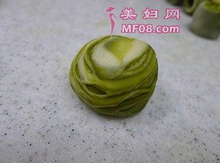 抹茶红豆酥的做法步骤：22