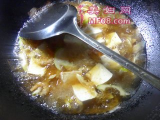 开洋雷笋烧豆腐