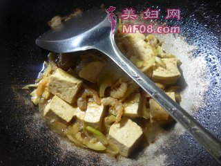 开洋雷笋烧豆腐