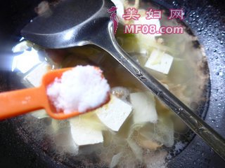 开洋雷笋烧豆腐