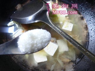 开洋雷笋烧豆腐