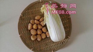 栗子扒白菜