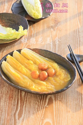 栗子扒白菜