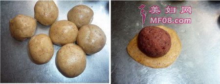 低糖广式玫瑰豆沙月饼步骤6-7