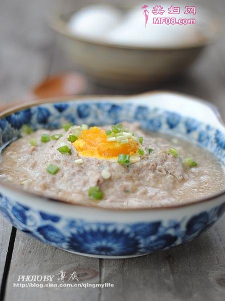咸蛋黄蒸肉饼2