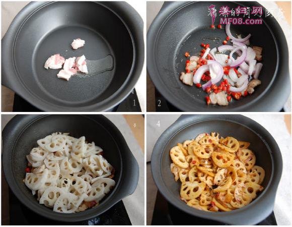 干锅藕片的做法