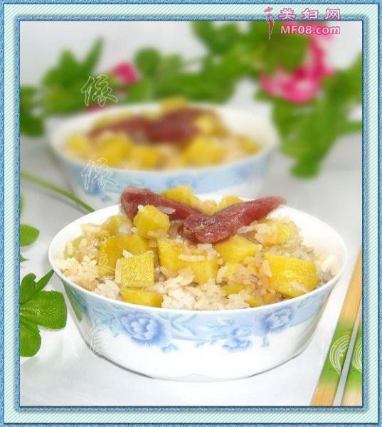 红薯腊肠饭4