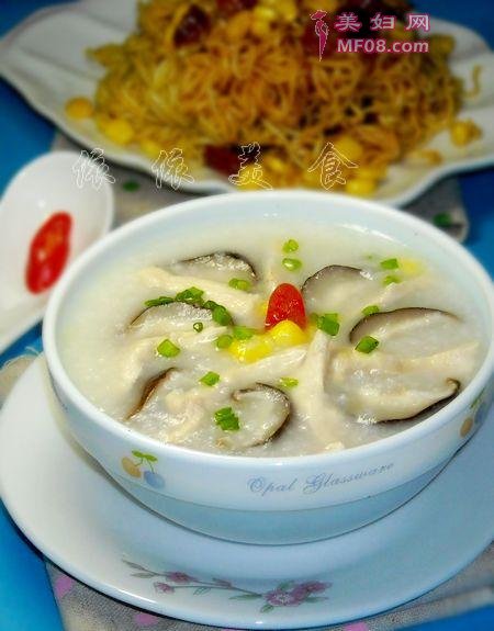 鲜菇鸡肉粥7