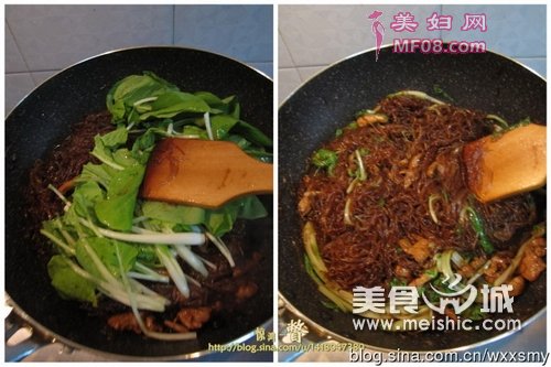 无锡风味炒粉丝步骤12-13