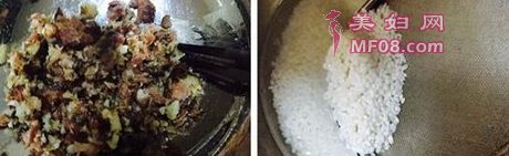 腊肉糯米饭的做法步骤1-2