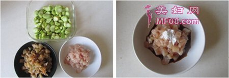 豆米榨菜鸡丁步骤1-2
