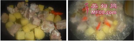 土豆烧排骨步骤4