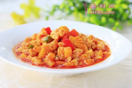 酸酸甜甜菠萝鸡丁步骤