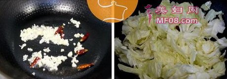包菜炒花生的做法步骤3