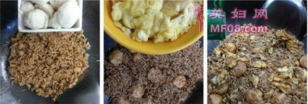 酱油炒饭的做法步骤7-9