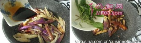九层塔手撕茄子的做法步骤5-6