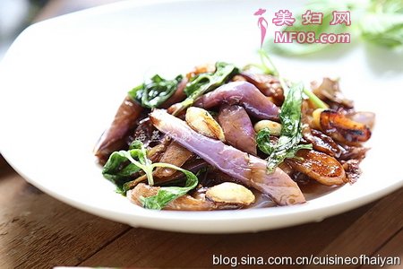 九层塔手撕茄子