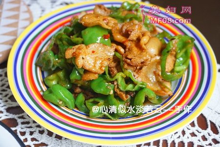 青椒小炒肉的做法的做法