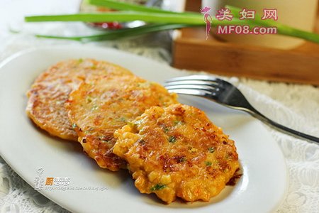 鲜虾豆腐饼的做法