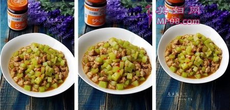 莴笋酱肉丁步骤10