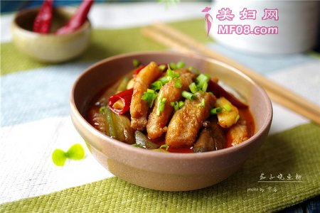 茄子烧鱼柳的做法