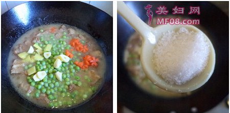 豌豆焖排骨步骤5-6